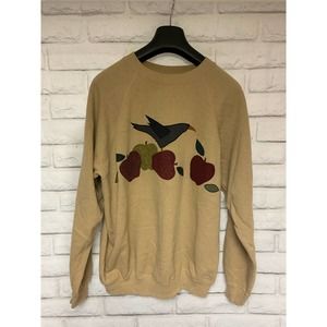 Vintage Hanes Apples Sweater Made in USA for Teachers